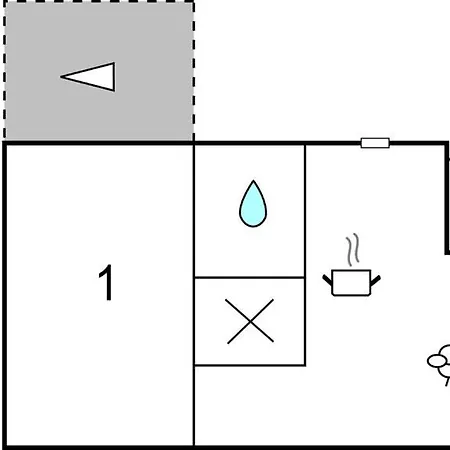 شقة One-bedroom In Okrug Gornji *
